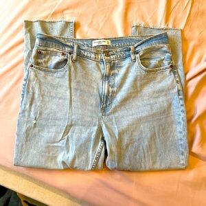 Abercrombie Distressed Skinny High Rise